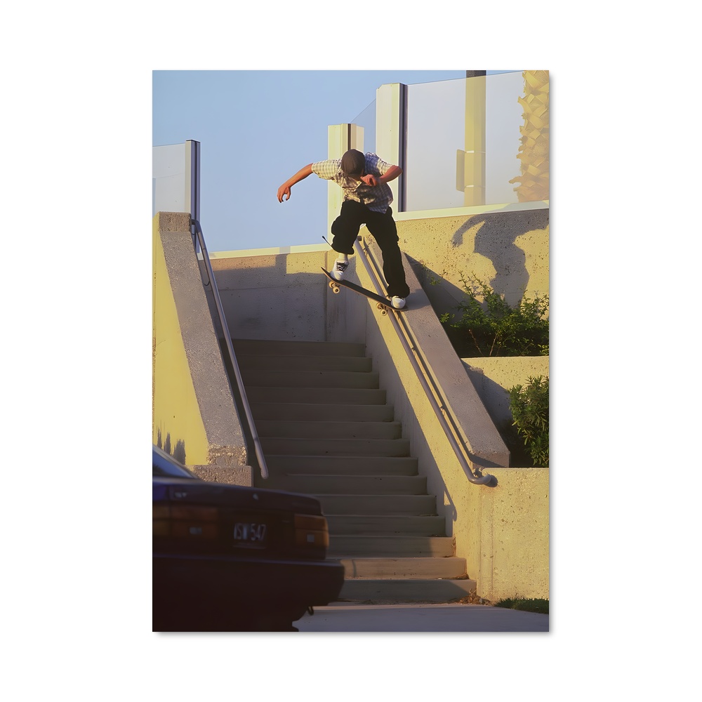 Poster Trickster Chad – affiche Skateboard